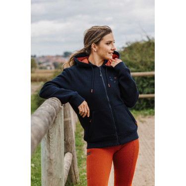 Sweater Equithème Originals Gabriel dames Marine Marineblauw Sweater Equithème Originals Gabriel dames Marine Marineblauw