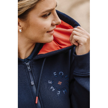 Sweater Equithème Originals Gabriel dames Marine Marineblauw Sweater Equithème Originals Gabriel dames Marine Marineblauw