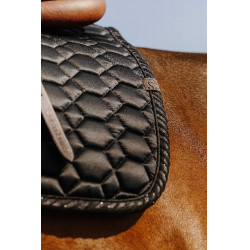 Zadeldoek Equithème Pretty Zwart Zadeldoek Equithème Pretty Zwart