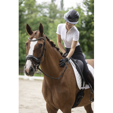 Afneembare bies voor Lami-Cell Glitter helm Zwart