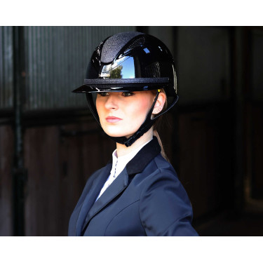 Afneembare bies voor Lami-Cell Glitter helm Zwart