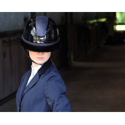 Afneembare bies voor Lami-Cell Glitter helm Zwart