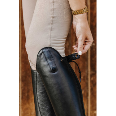 Leren veterlaarzen Equithème Zwart Leren veterlaarzen Equithème Zwart