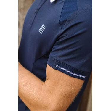 Polo Equithème Victor Marine Marineblauw Polo Equithème Victor Marine Marineblauw