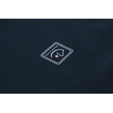 Polo Equithème Victor Marine Marineblauw Polo Equithème Victor Marine Marineblauw