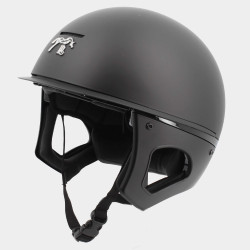 Korte vizier helm Pénélope Mat zwart