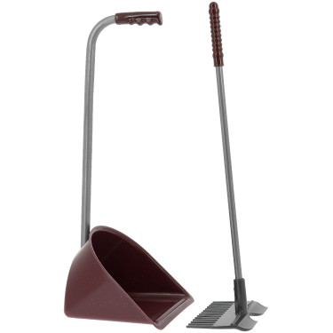 Schop en hark Hippotonic Glitter Bordeaux Schop en hark Hippotonic Glitter Bordeaux