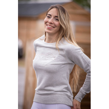 Sweatshirt Pénélope Ully Grijs Sweatshirt Pénélope Ully Grijs