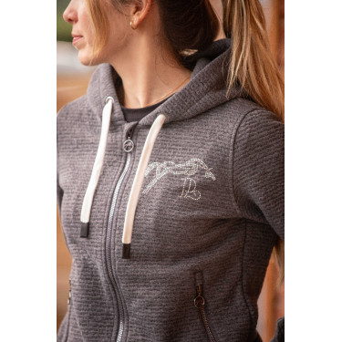 Sweatshirt Pénélope Tressy Flock Grijs