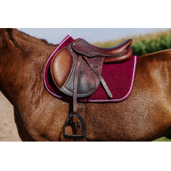 Zadeldek Riding World Corduroy Bordeaux Zadeldek Riding World Corduroy Bordeaux