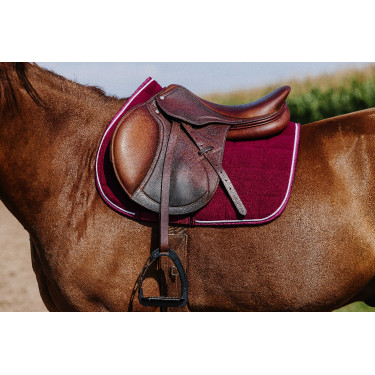 Zadeldek Riding World Corduroy Bordeaux Zadeldek Riding World Corduroy Bordeaux