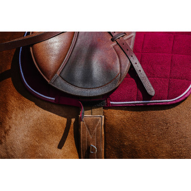 Zadeldek Riding World Corduroy Bordeaux Zadeldek Riding World Corduroy Bordeaux