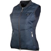 Mouwloos vest HKM Comfort Temperature Style zonder batterij Donkerblauw
