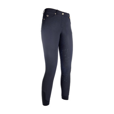 Broek LG Basic met volledig siliconen zitvlak HKM Donkerblauw