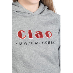 Hoody Ruby HKM Lichtgrijs / gemêleerd