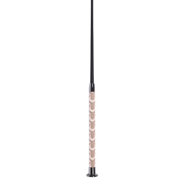 Springzweep Cravache Naomi HKM Beige / donkergrijs