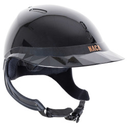 Naca Gravity TR Helm Glanzend zwart