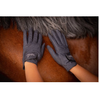 Handschoenen Eden by Pénélope Prisma Strass Marine Marineblauw