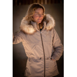 Parka Pénélope Steppy Taupe Bruin