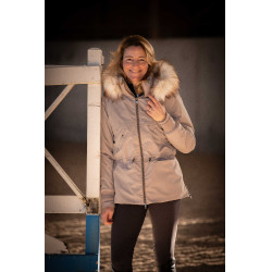 Parka Pénélope Steppy Taupe Bruin