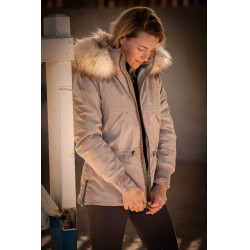 Parka Pénélope Steppy Taupe Bruin