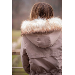 Parka Pénélope Steppy Taupe Bruin