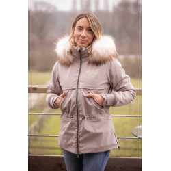 Parka Pénélope Steppy Taupe Bruin