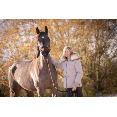 Parka Pénélope Steppy Taupe Bruin