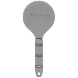 Manenborstel Ik hou van je Equithème Strass Grijs