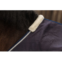 Overhemd Equithème Vague Marineblauw Overhemd Equithème Vague Marineblauw