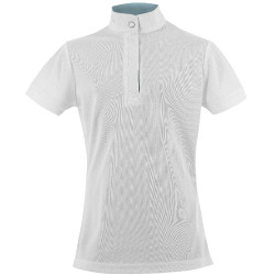 Polo mesh Equithème Betty Wit Polo mesh Equithème Betty Wit