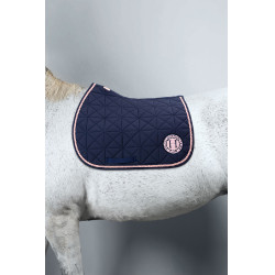 Harcour Suze zadeldek Marine / roze Blauw Harcour Suze zadeldek Marine / roze Blauw