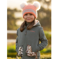 Bonnet LeMieux Mini Dubbele Pompon Perzik Roze