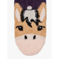 LeMieux Fluffy Character Sokken Chancer Bruin