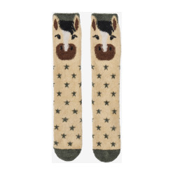 LeMieux Fluffy Character Sokken Droom Beige