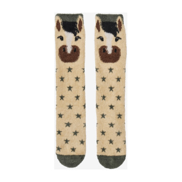 LeMieux Fluffy Character Sokken Droom Beige