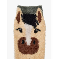 LeMieux Fluffy Character Sokken Droom Beige