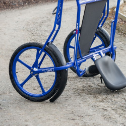 Wiel voor trainingskar 19"x 2,25 Speciaal Zwart