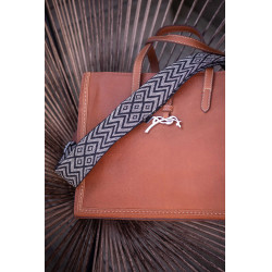 Handtas Pénélope Romane Cognac Bruin