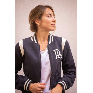 Sweat Pénélope University Marine / offwhite Marineblauw Sweat Pénélope University Marine / offwhite Marineblauw