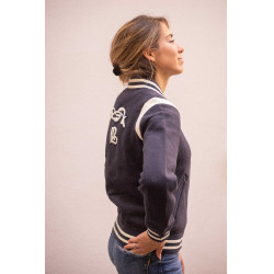 Sweat Pénélope University Marine / offwhite Marineblauw Sweat Pénélope University Marine / offwhite Marineblauw