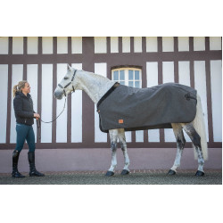 Wooltouch deken Paddock Sports Gemêleerd grijs Wooltouch deken Paddock Sports Gemêleerd grijs
