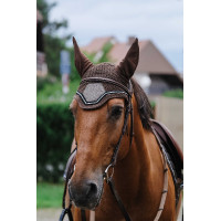 Vliegennetje Equithème Domino Koper Bruin Vliegennetje Equithème Domino Koper Bruin