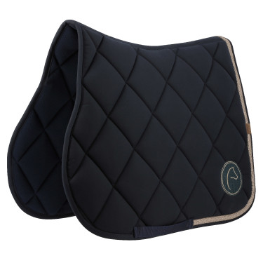 Zadeldek Equithème Badge 2.0 Marineblauw