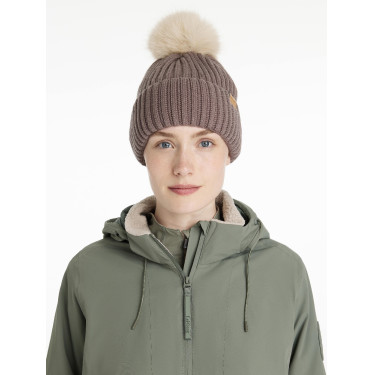 Geribde LeMieux Clara-oorvriend Walnoot Bruin