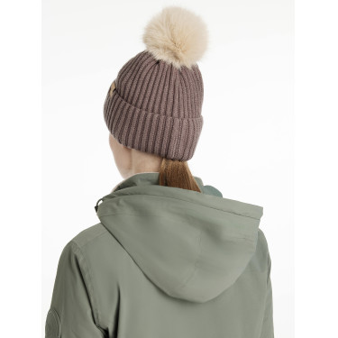 Geribde LeMieux Clara-oorvriend Walnoot Bruin