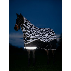 LeMieux Arika reflecterende 200g outdoor deken Zwart