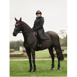 Lange gewatteerde waterdichte LeMieux donsjas Hayley Zwart Lange gewatteerde waterdichte LeMieux donsjas Hayley Zwart