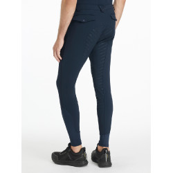 LeMieux rijbroek met siliconen zitvlak Sports heren Marine Marineblauw