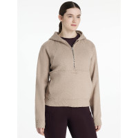 LeMieux Henrietta half-zip hoodie Amandel Bruin
